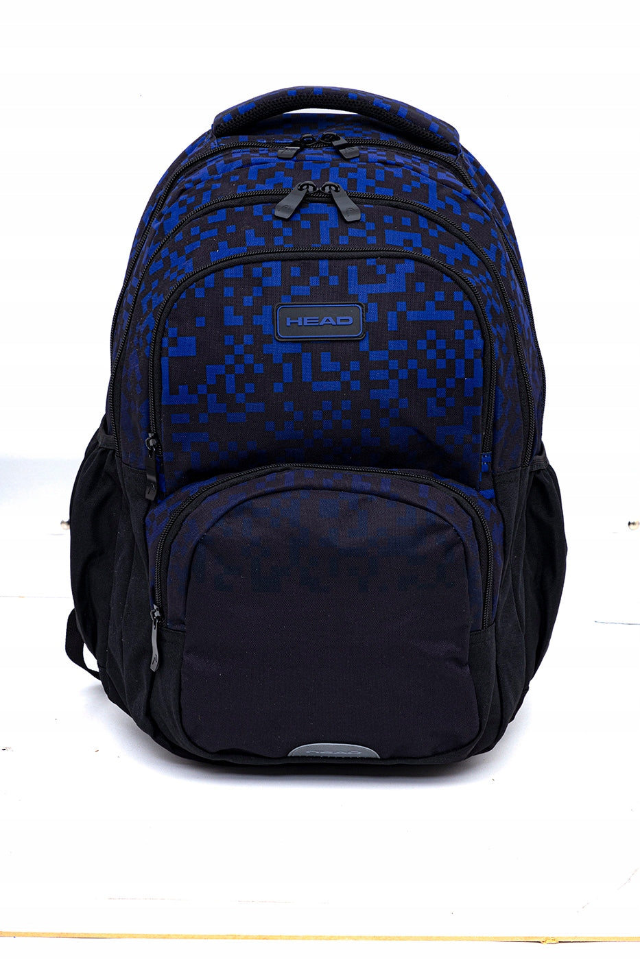 School backpack 27L Head Blue Bricks 3 compartments, AB200 for boy class 4-8