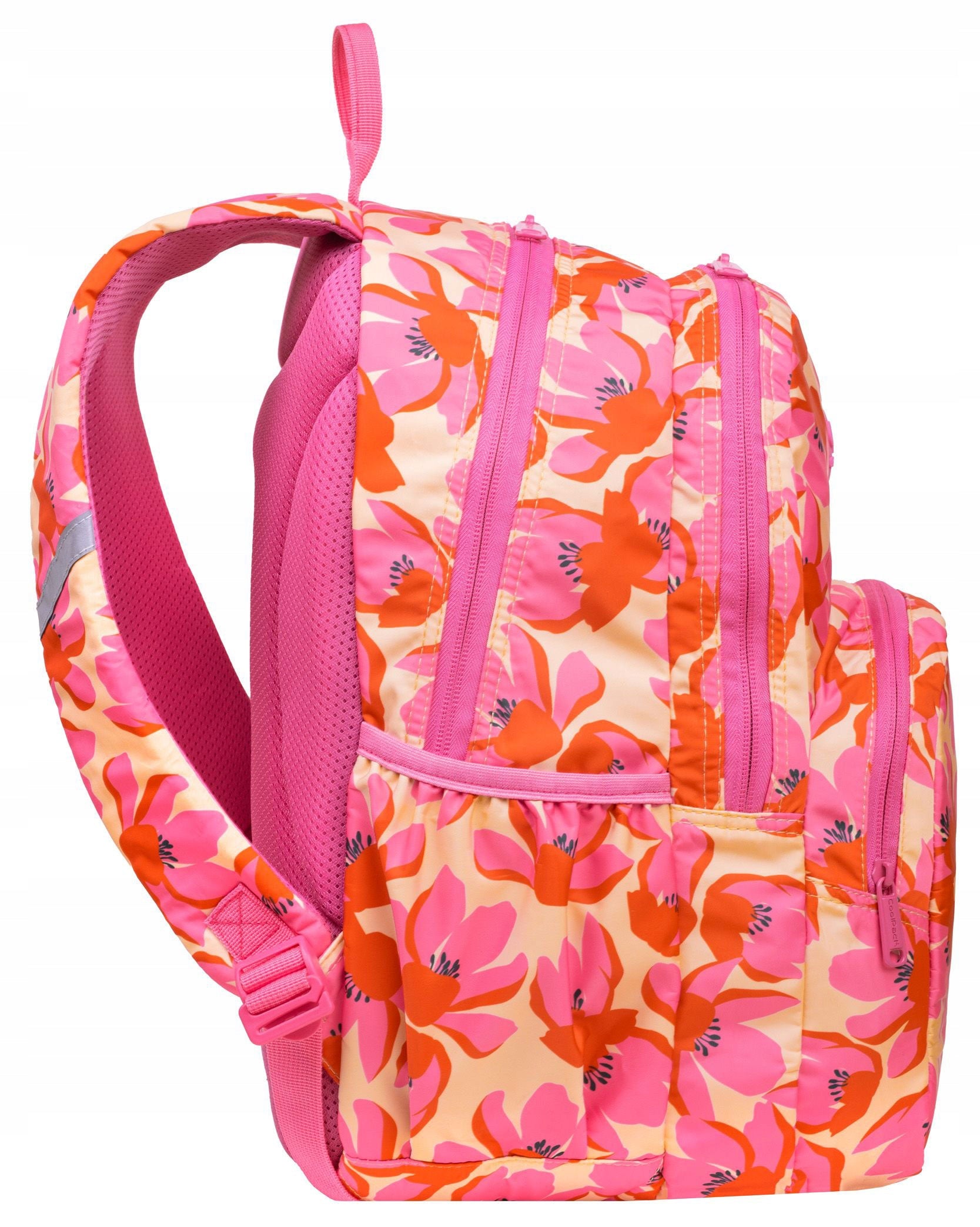 School backpack 3 compartment RIDES FLORAL ROSA CoolPack 27 l Brand CoolPack