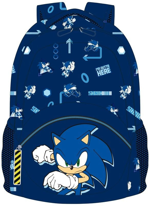 School backpack 42cm Sonic the Hedgehog - School backpack 42x36x15 cm