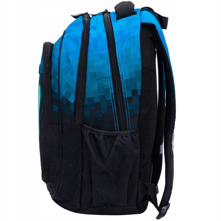 School backpack ASTRABAG AB300 game BLUE PIXEL for player 27 l Manufacturer code 502024093