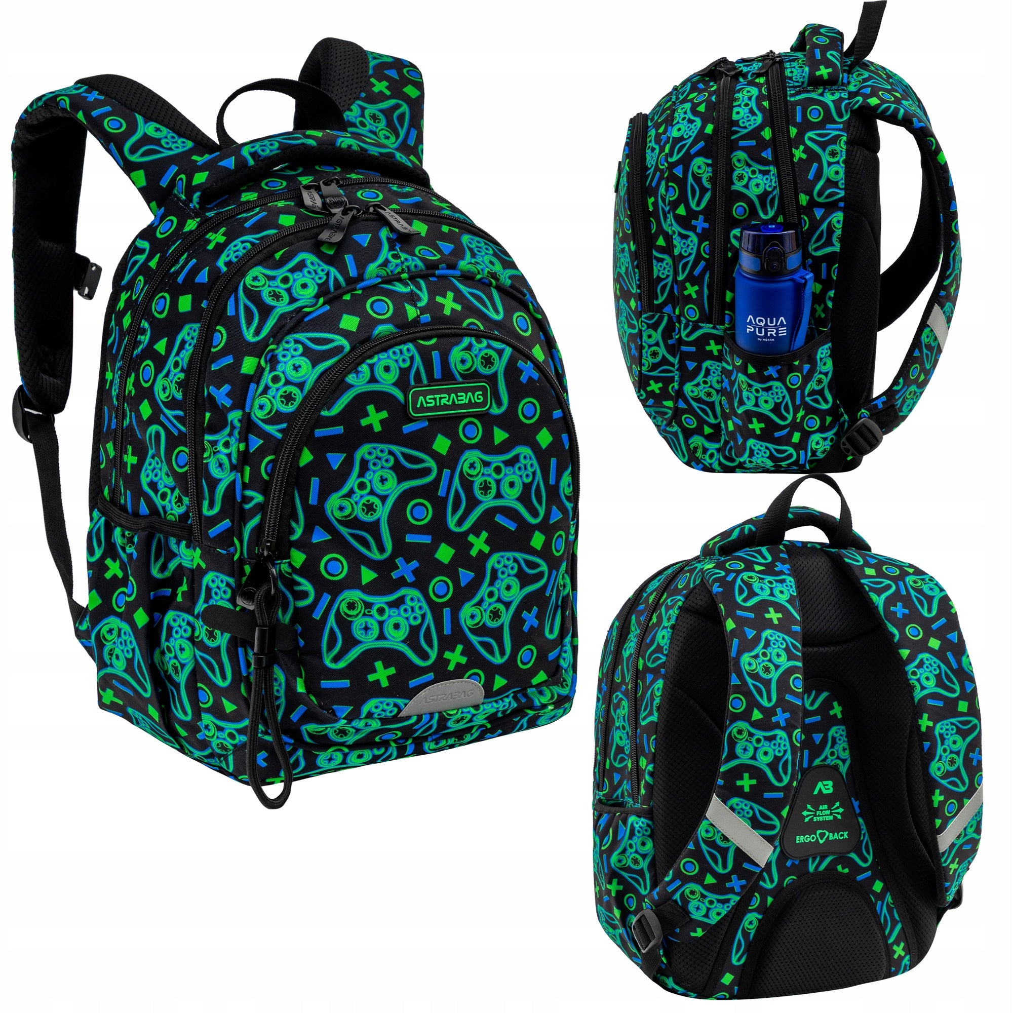 School backpack AstraBag Came On for player pads class 1-3 20 l Brand AstraBag