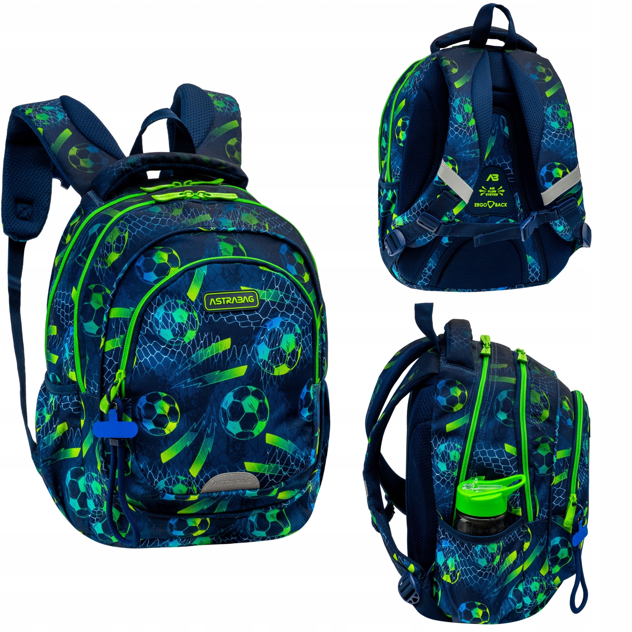 School backpack AstraBag Football for footballer class 1-3 20L Brand AstraBag
