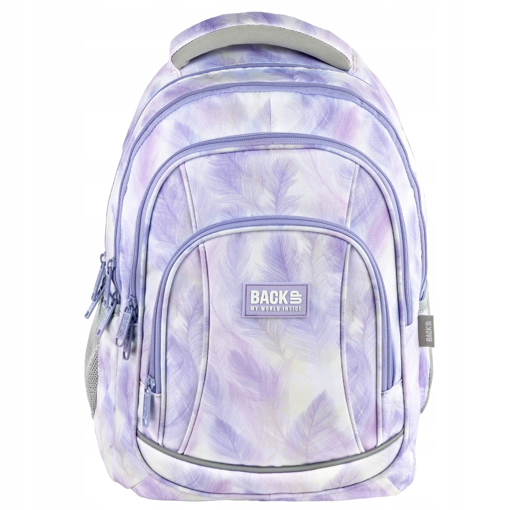 School backpack BackUP 26 L PASTEL FEATHERS girls Packaging status original