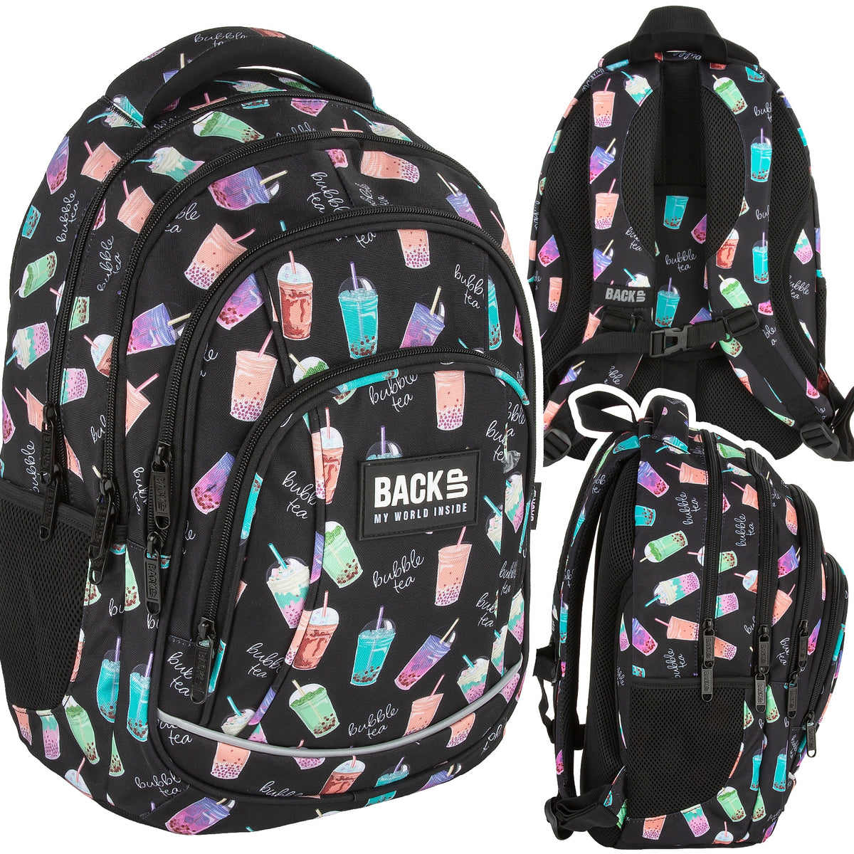 School backpack BackUP 26L BUBBLE TEA laptop A4 comfortable