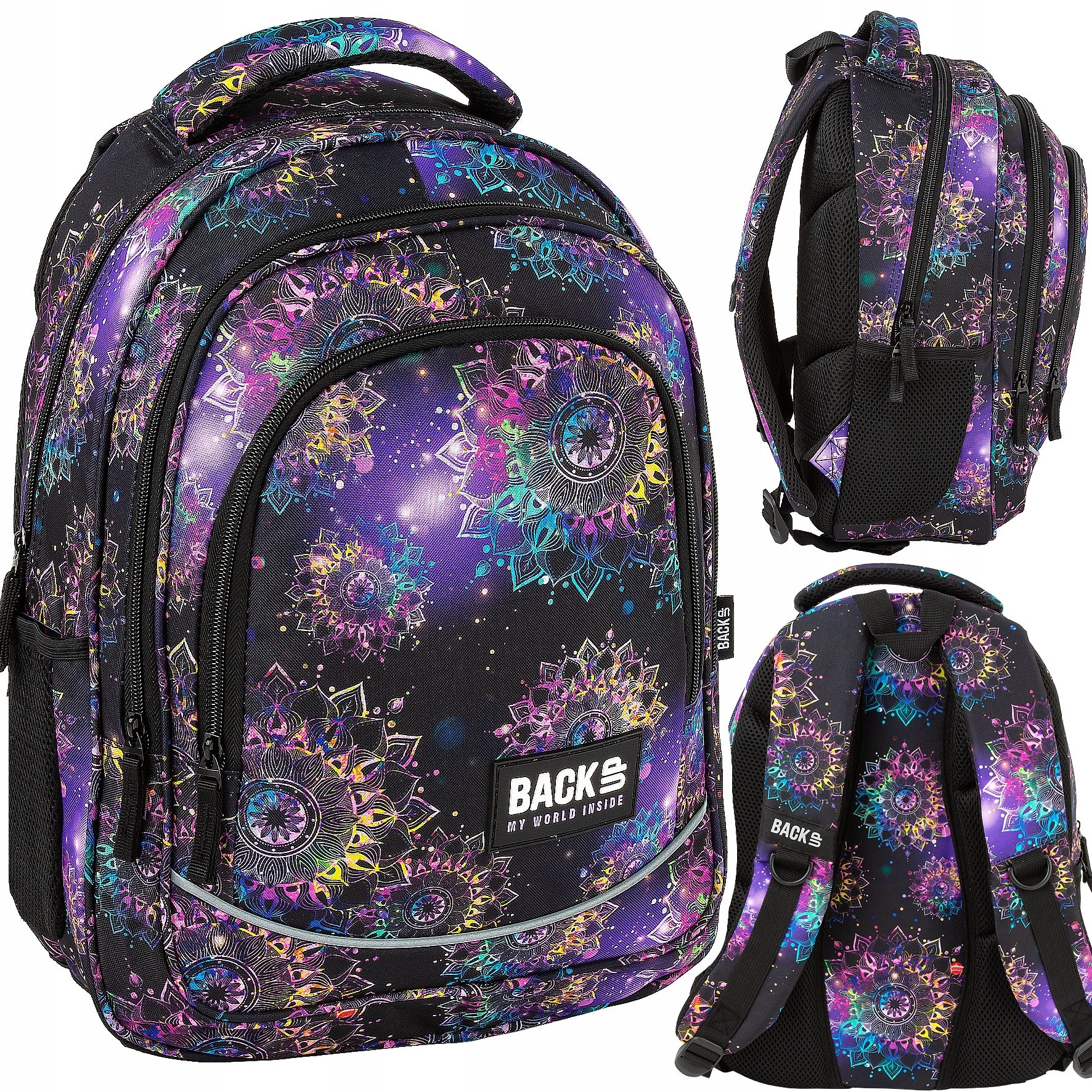 School backpack BackUP 26L MANDALE laptop A4 colorful class 3-6