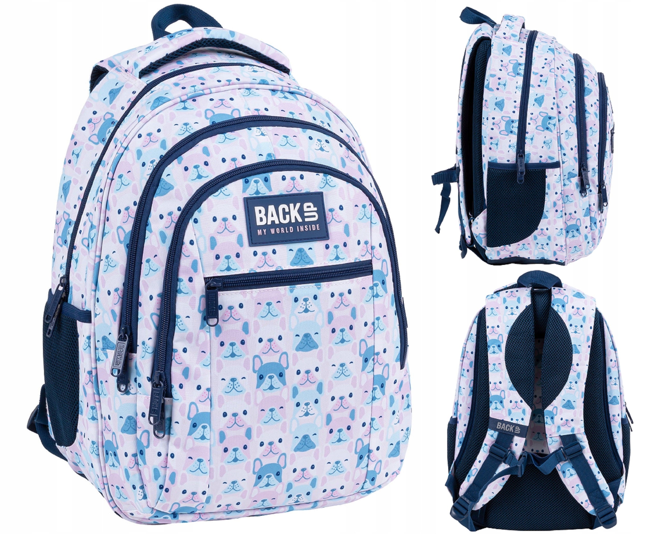 School backpack BackUp dogs + plan