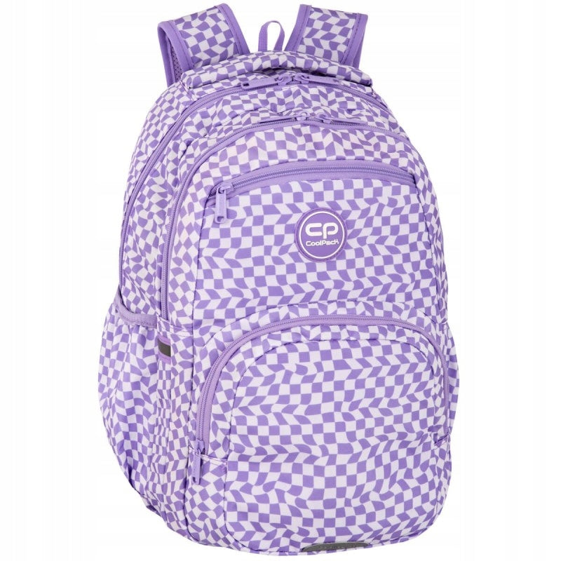 School backpack CoolPack Yoghurt checkered chessboard Set Manufacturer code 6502