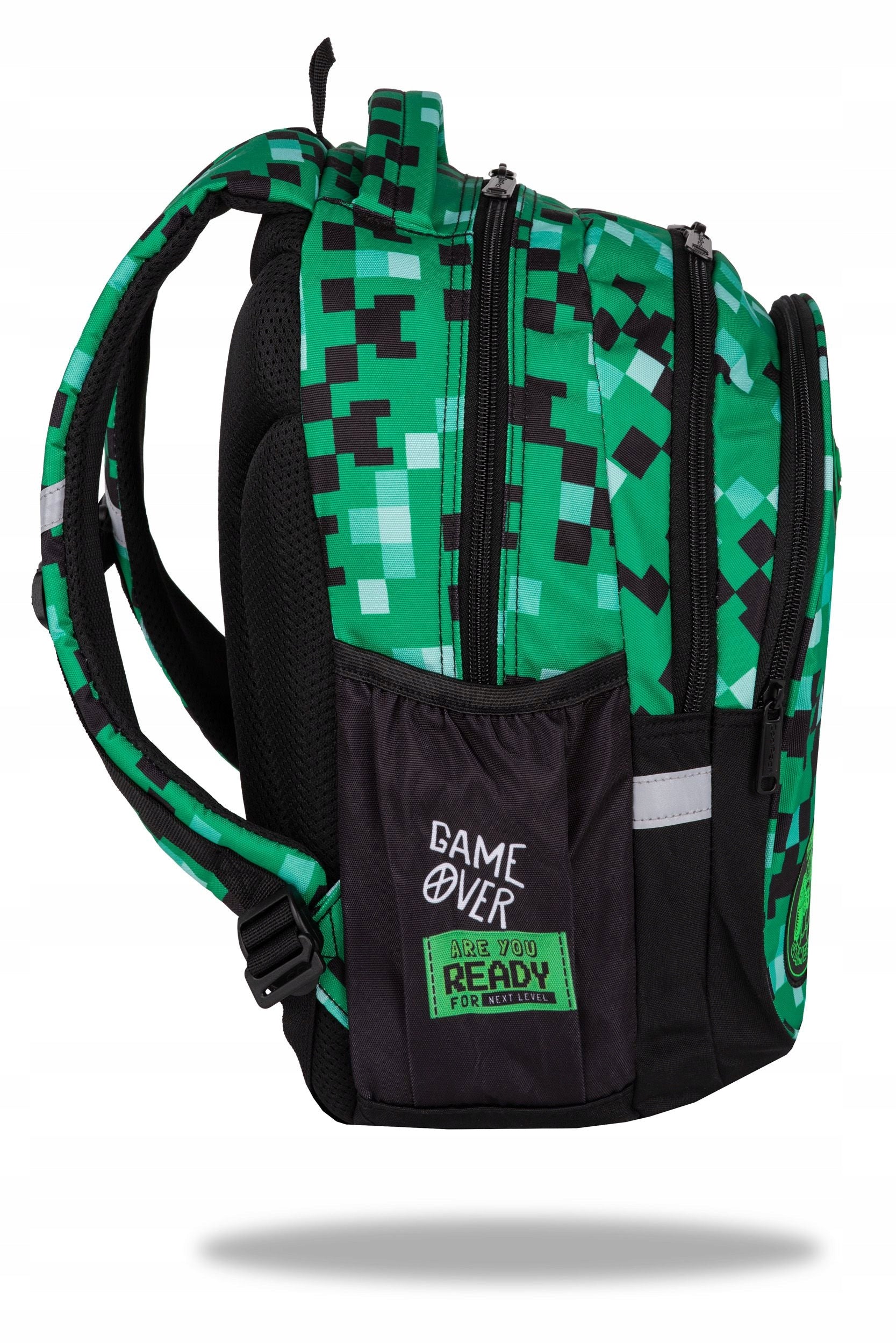 School backpack Coolpack Jerry class 1-3 Game Zone green minecraft Manufacturer code F029826