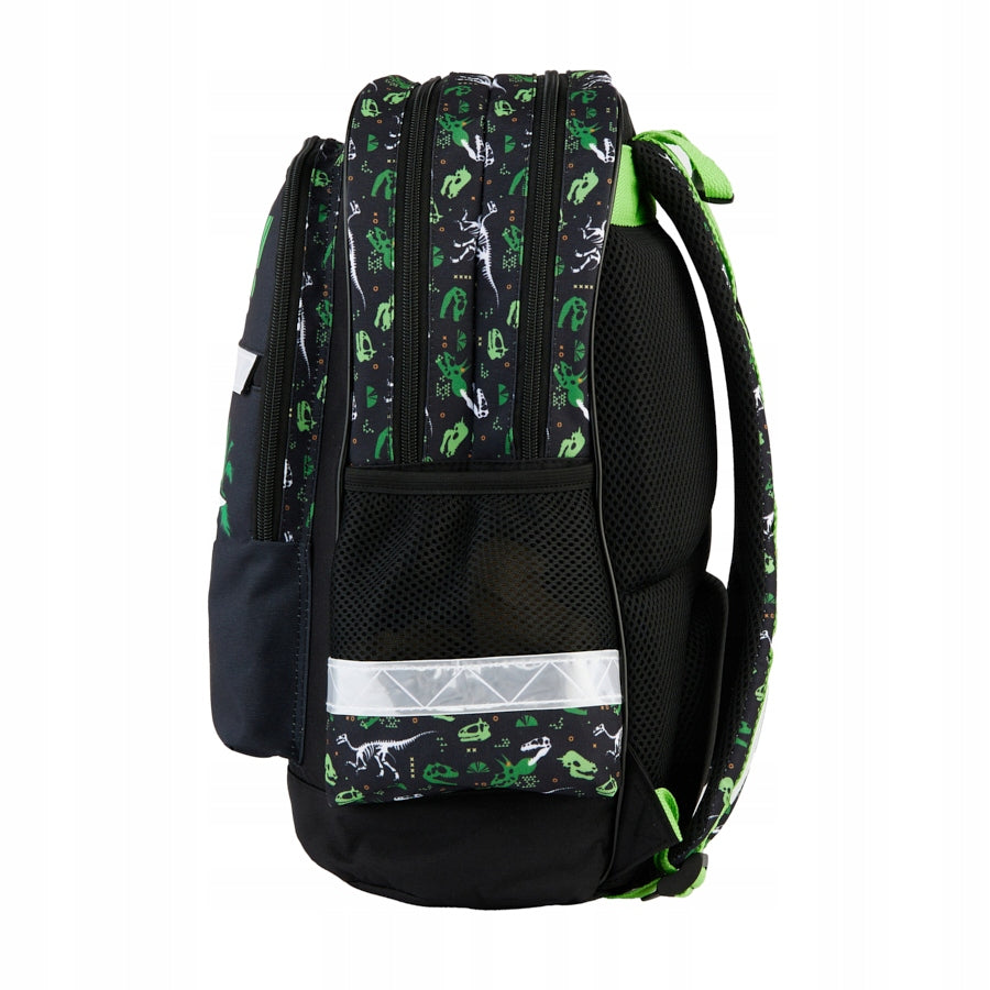 School backpack Dinosaur Paso for boy class 1-3 two-chamber black EAN (GTIN) 5903162124698