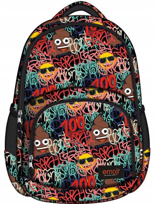 School backpack Emoji Graffiti St.Majewski