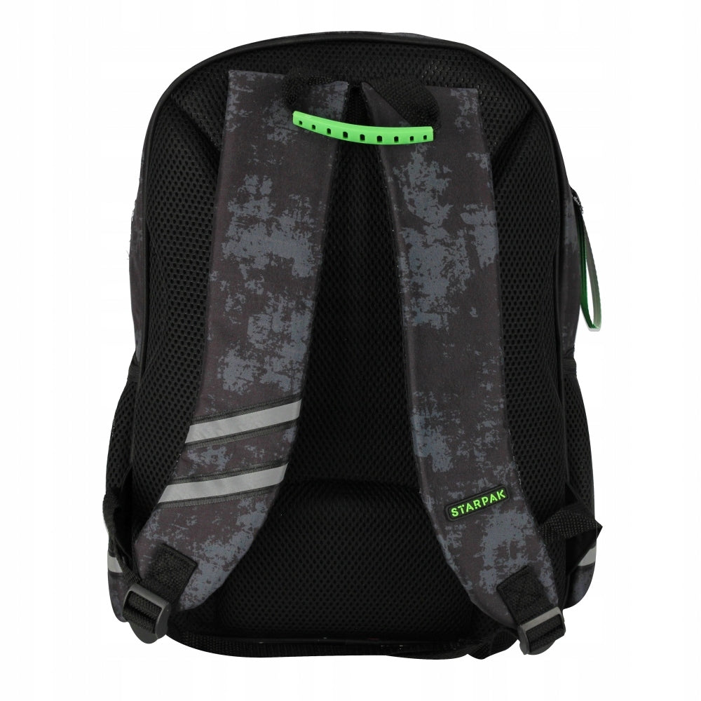 School backpack Football ball green STARPAK 527190 Brand Starpak
