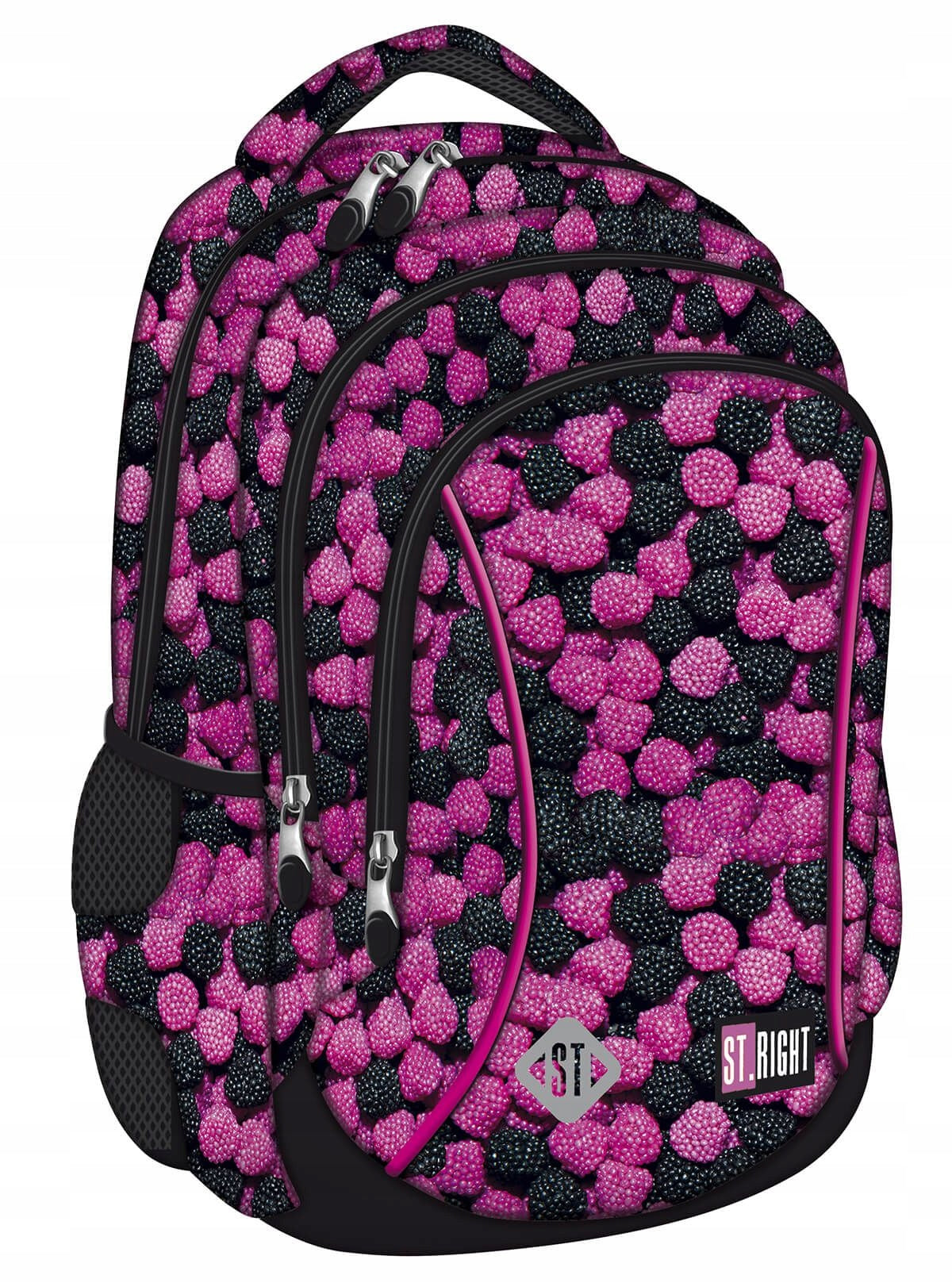 School backpack Forest Fruit St.Right 20 l multi-chamber multicolor