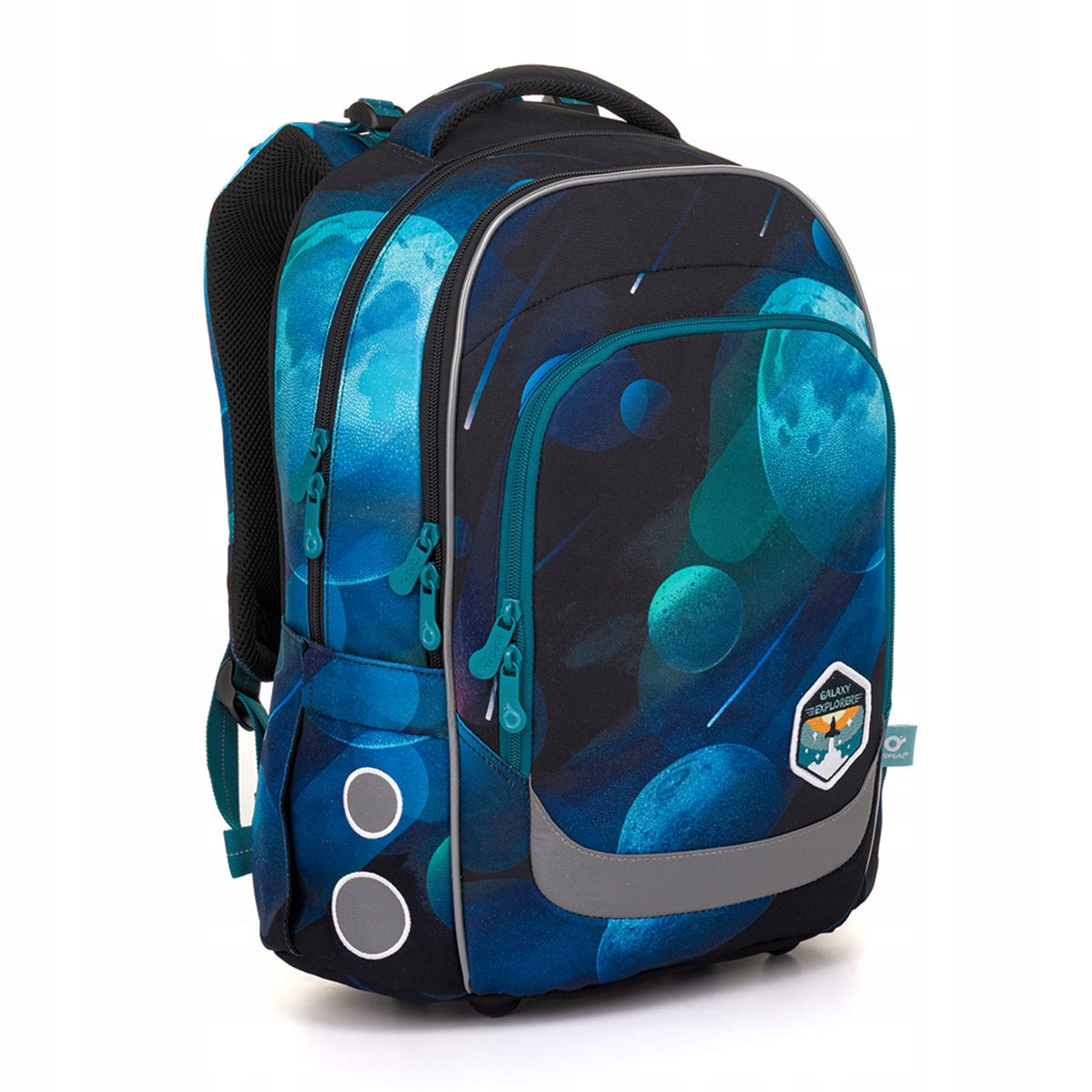 School backpack Galaxy Explorer Topgal LORI 25076, light, 2-5 class