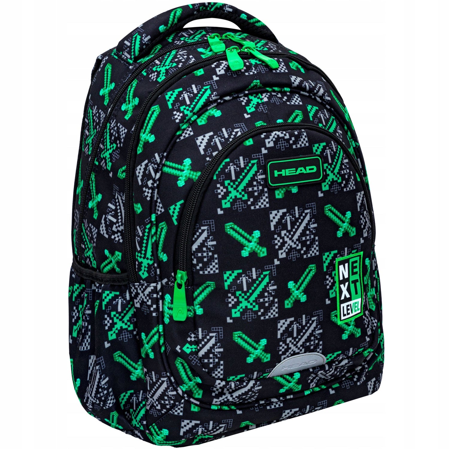 School backpack HEAD NEXT LEVEL AB330 minecraft astra 3 compartments