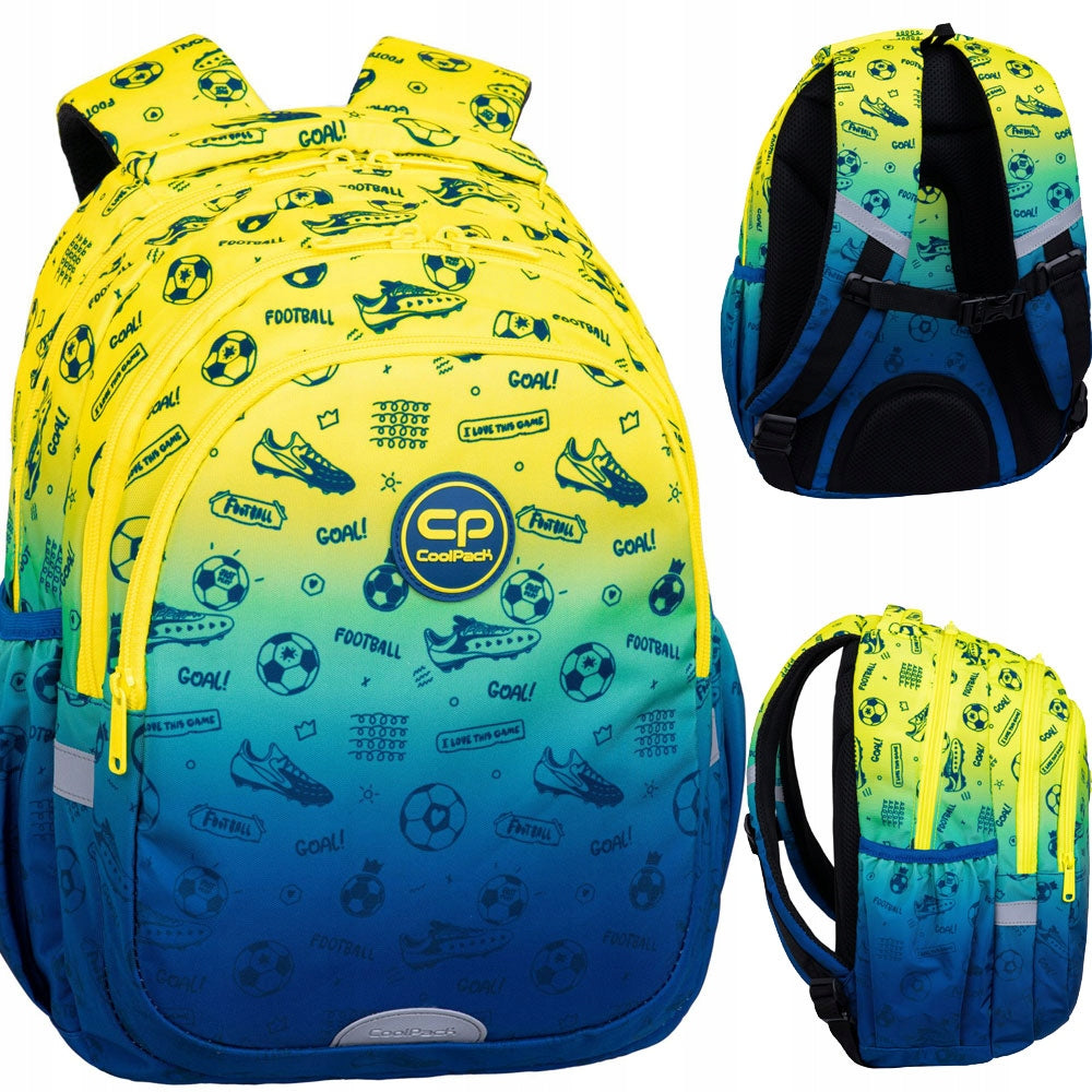 School backpack Jerry class 1-3 Football Coolpack F029339