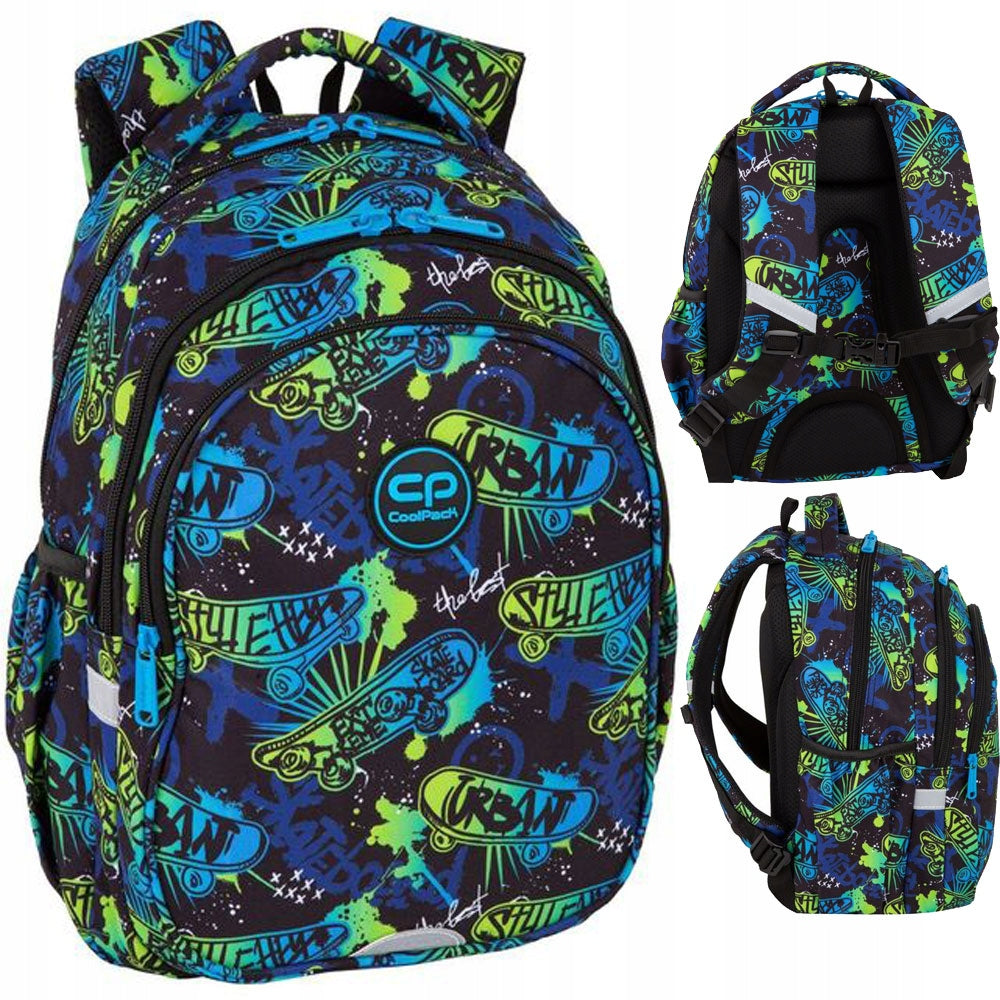 School backpack Jerry class 1-3 Skate Night Coolpack F029930