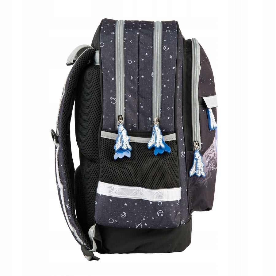 School backpack NASA Paso for boy class 1-3 black multi-chamber packing EAN (GTIN) 5903162124797