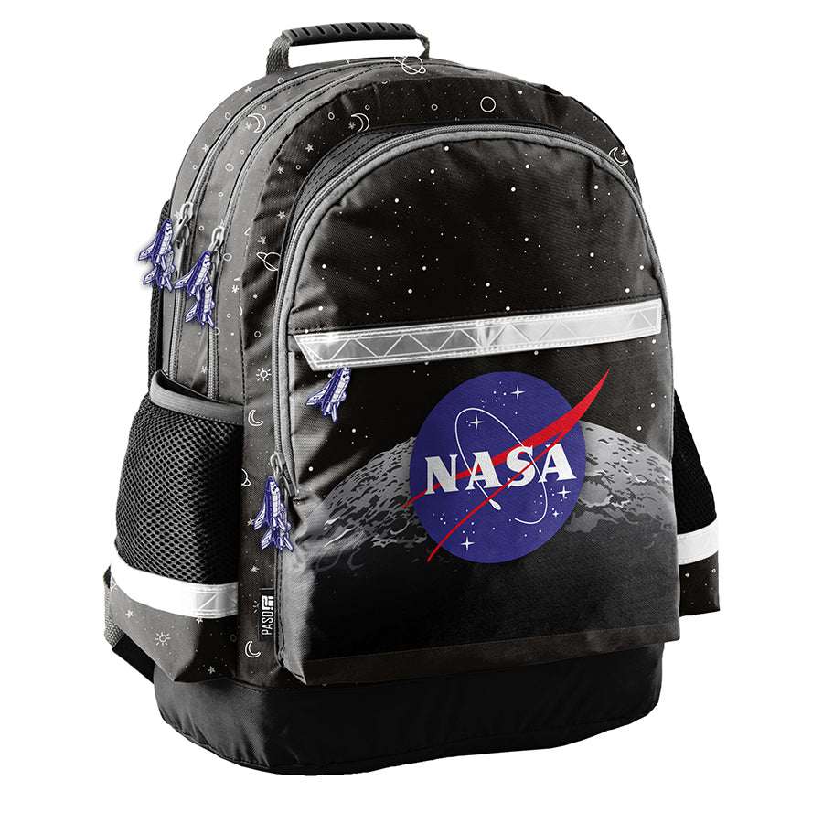 School backpack NASA Paso for boy class 1-3 black multi-chamber packing