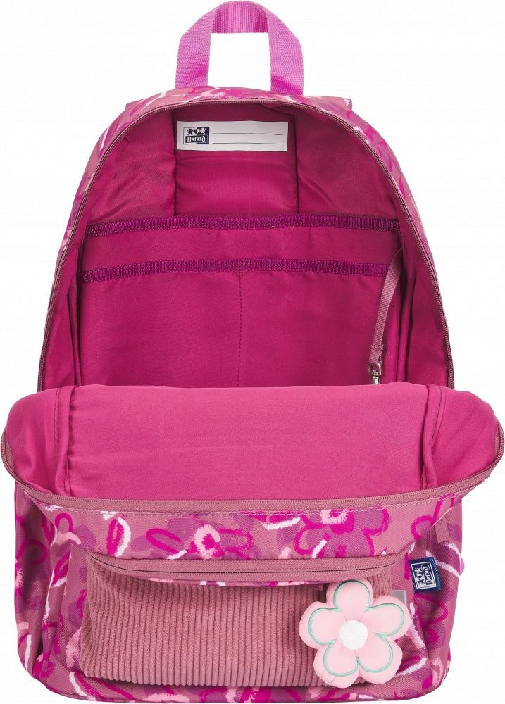 School backpack Oxford Bloom dark pink 26l Brand Oxford