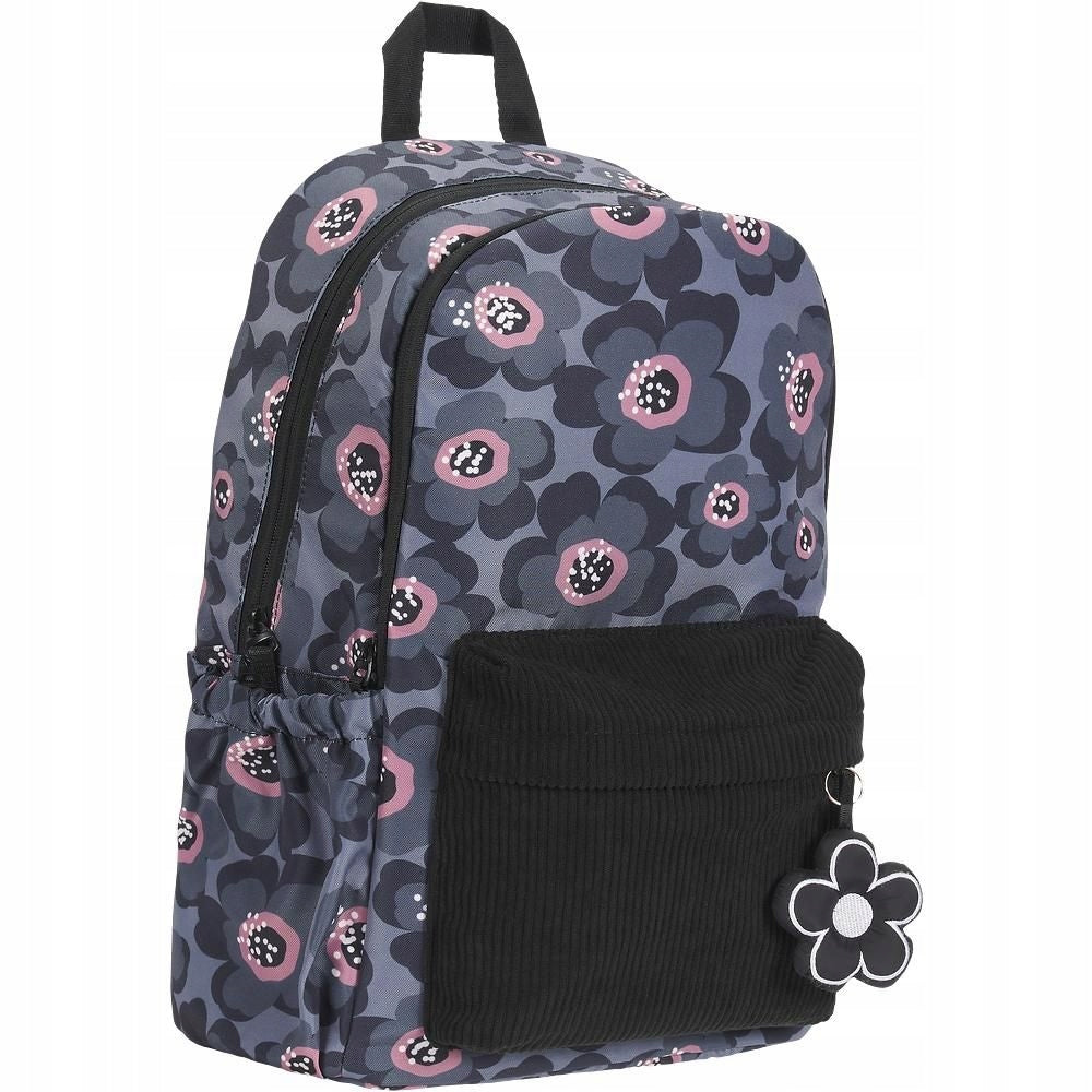 School backpack Oxford Bloom grey