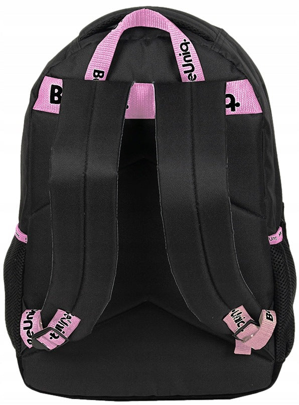 School backpack Paso BeUniq multi-chamber black-pink Manufacturer code BUBL-9235