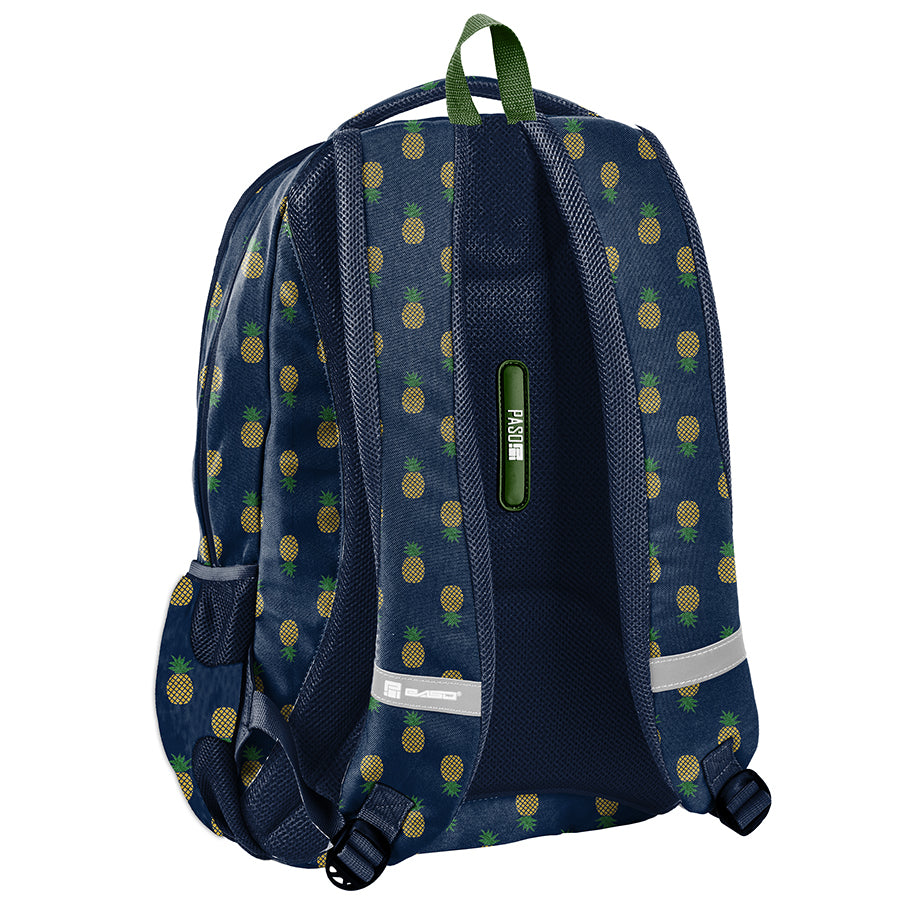 School backpack Paso navy blue with pineapples for girls EAN (GTIN) 5903162074481