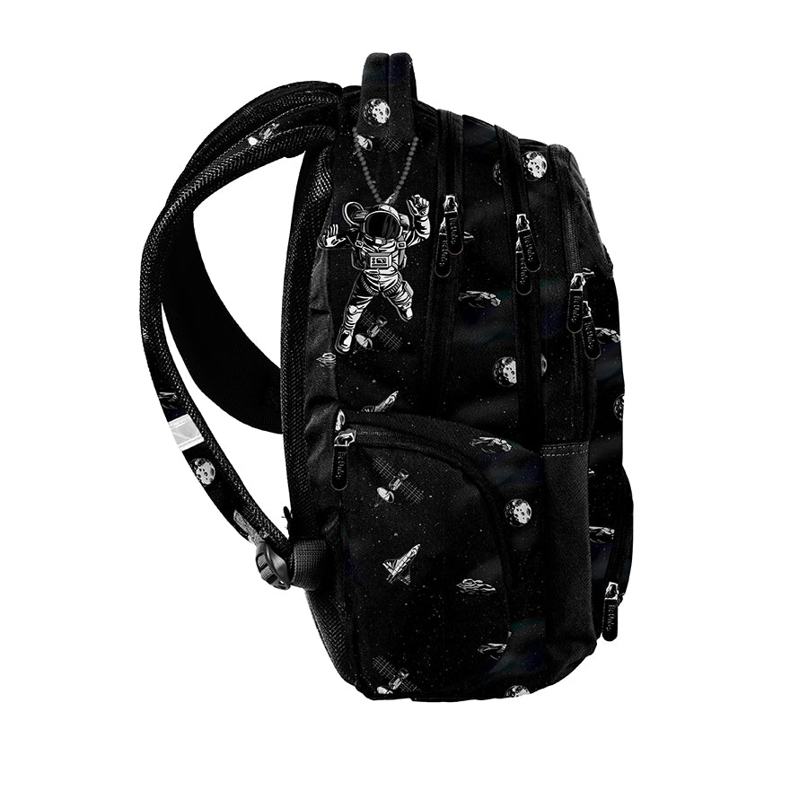 School backpack Space BeUniq black with space motif solid EAN (GTIN) 5903162125541
