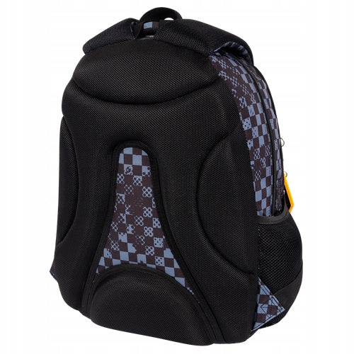 School backpack St.Right 4 compartment black,city chessboard, grating 26 l Manufacturer code 5903235666933