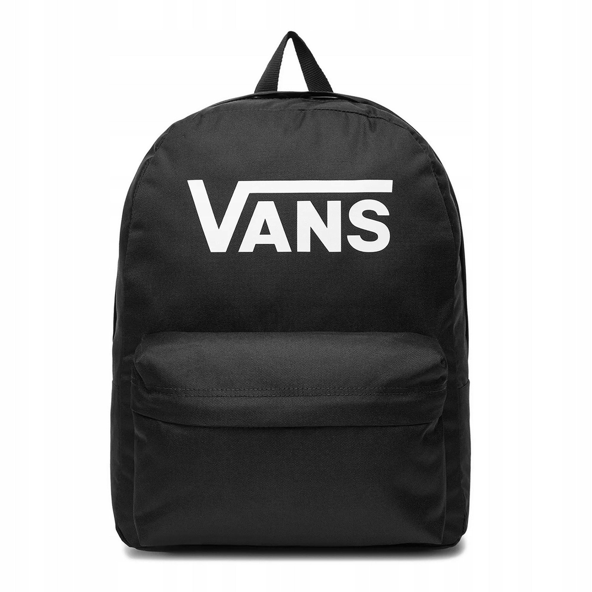 School backpack Vans Old Skool Print 22L urban black large logo VANS