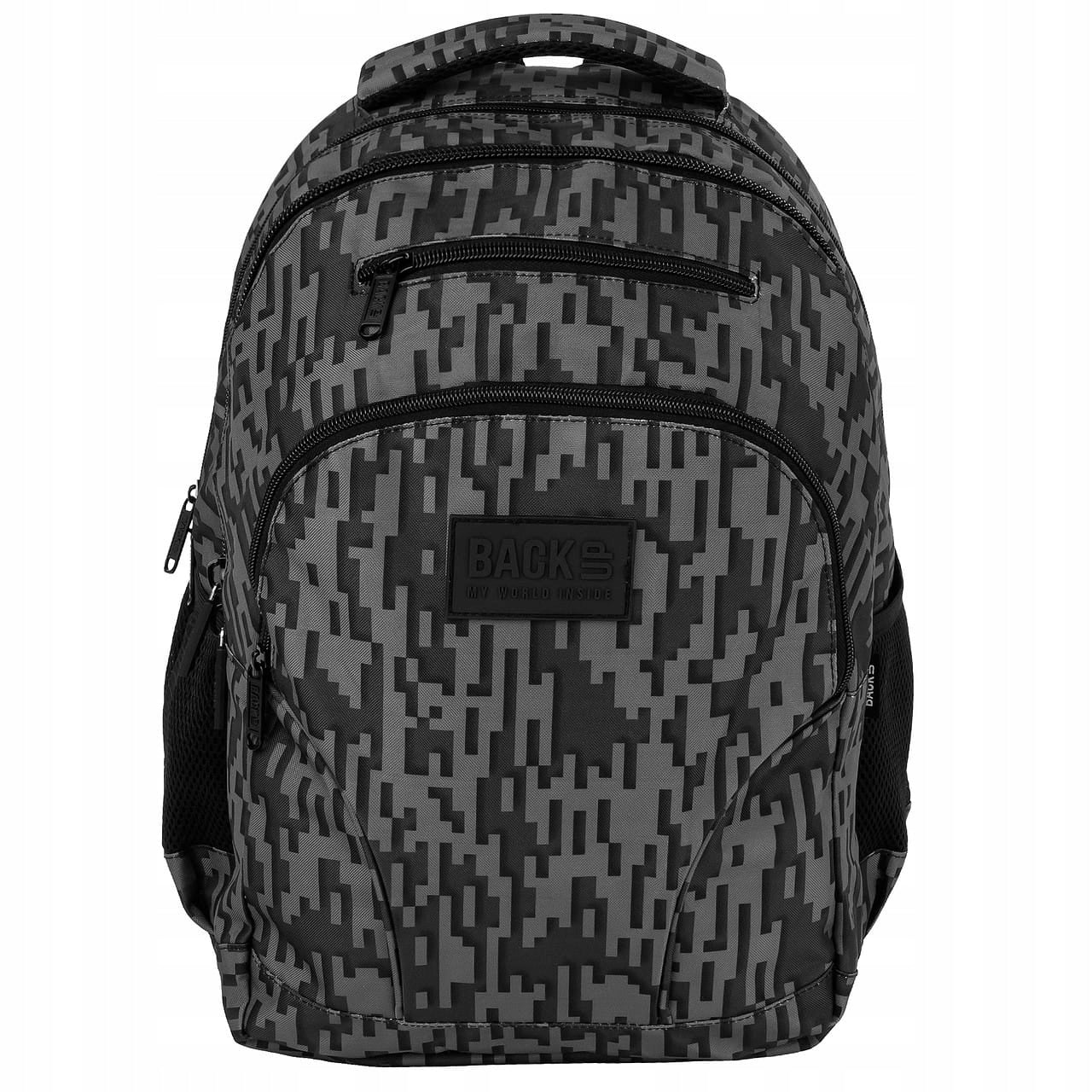 School backpack W. large, grey-black, 30 L EAN (GTIN) 5906601703614
