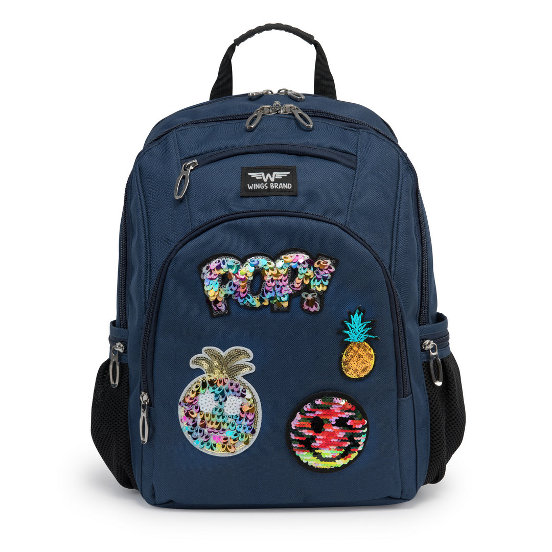 School backpack YOUTH with pencil case included large satchel WINGS EAN (GTIN) 5903707821013