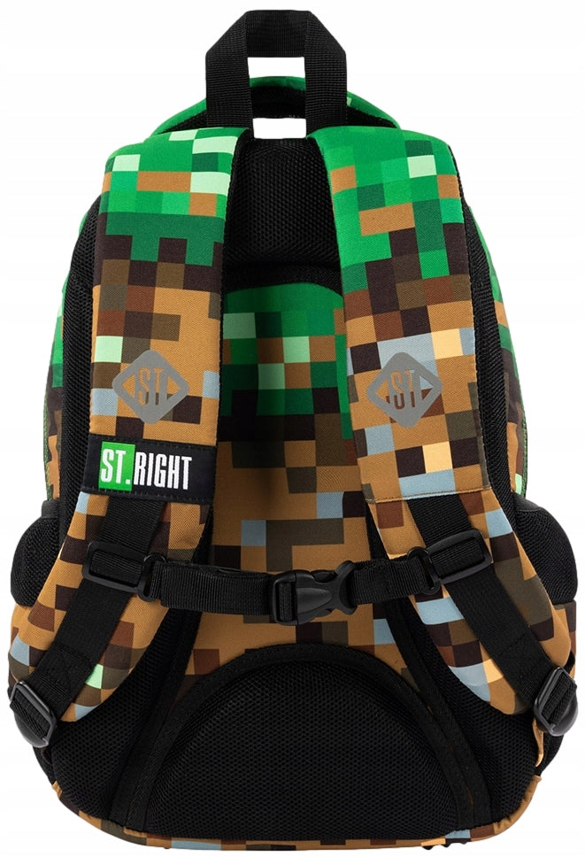 School backpack Youth multi-chamber St.Right PIXEL Manufacturer code 5903235301384