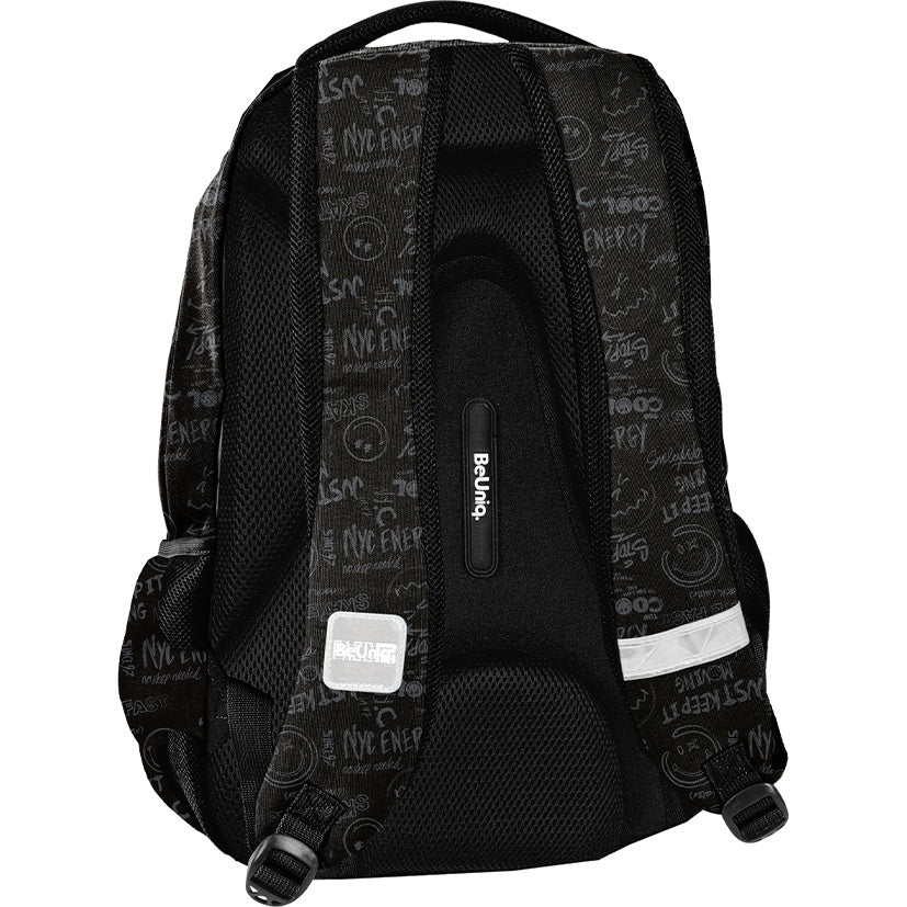 School backpack black for boy girl Smiley 4 8 class Brand BeUniq