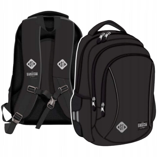 School backpack black vintage St.RightBP-77