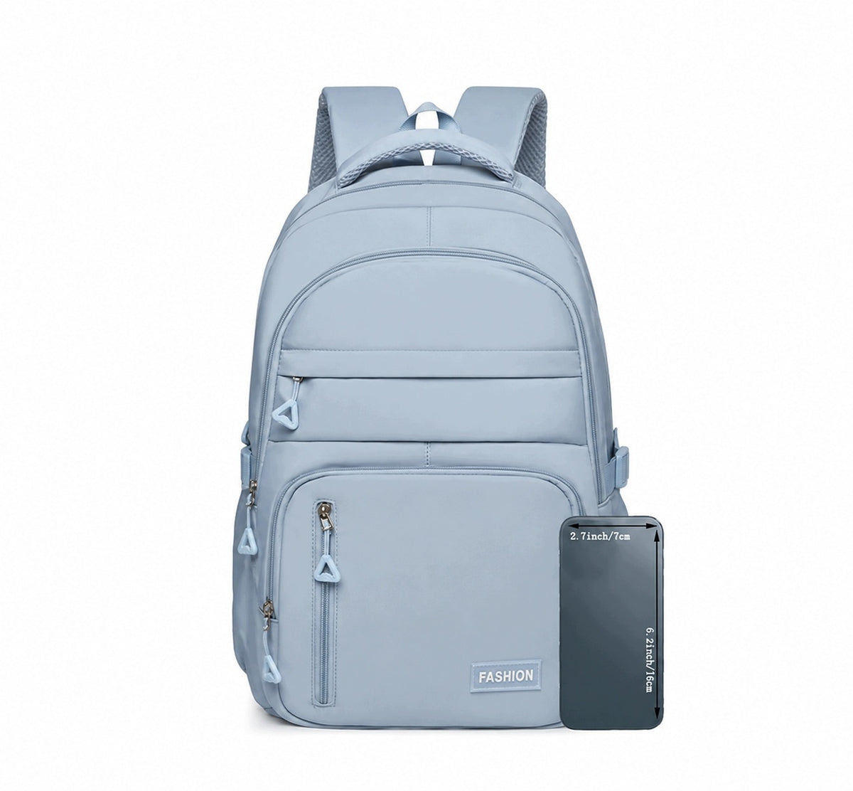 School backpack blue roomy youth children universal A4 Packaging status original