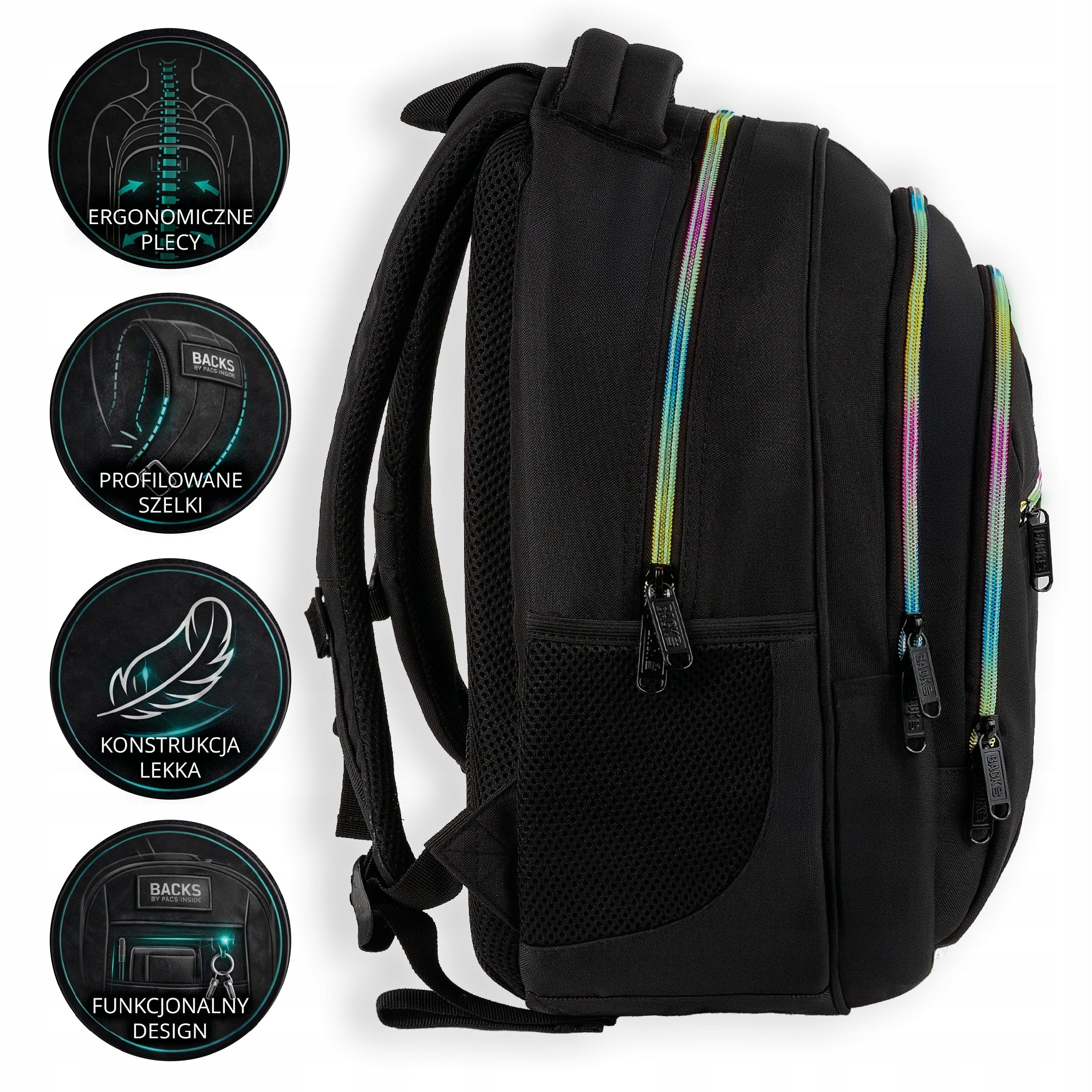 School backpack boys BackUP black Manufacturer code PLB8056R