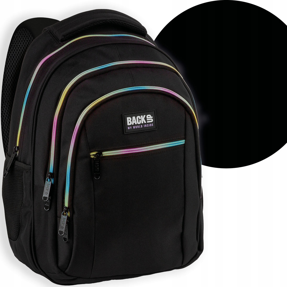 School backpack boys BackUP black