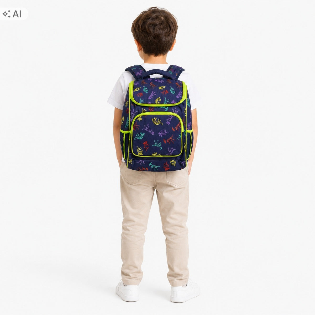 School backpack boys dinosaurs navy blue Sinsay new Manufacturer code 4693p