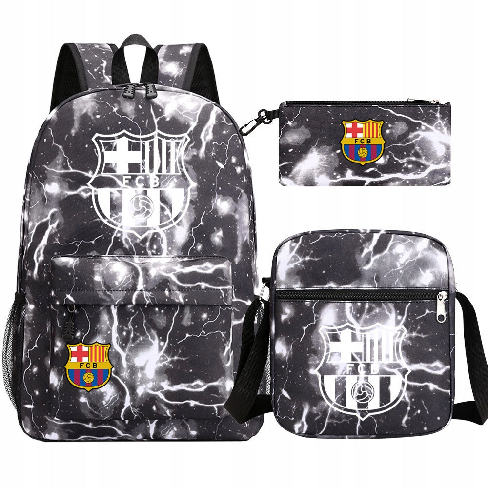 School backpack club football satchel bag set pencil case 3in1 style Manufacturer code 2025 modny plecak dla nastolatków i dzieci
