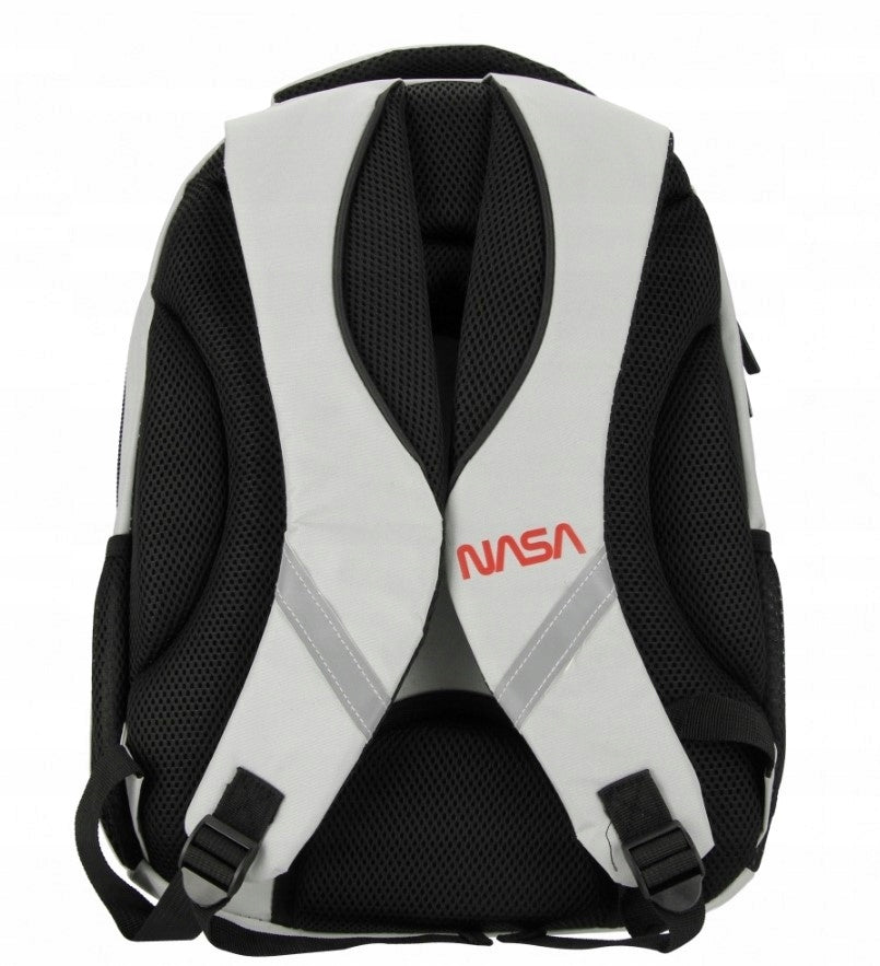 School backpack for children youth large multi-chamber motif NASA grey Packaging status original