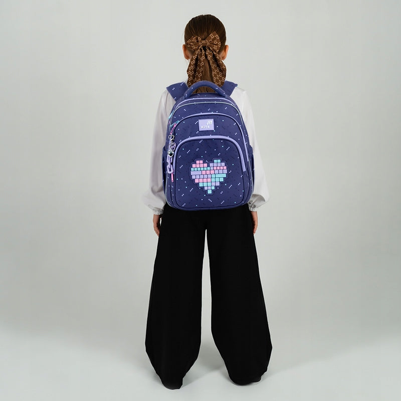 School backpack for girls 9-12 years orthopedic multi-chamber Kite Packaging status original