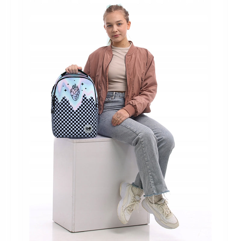 School backpack for girls from 9 years two-chamber GoPack Manufacturer code GO26-135M-3