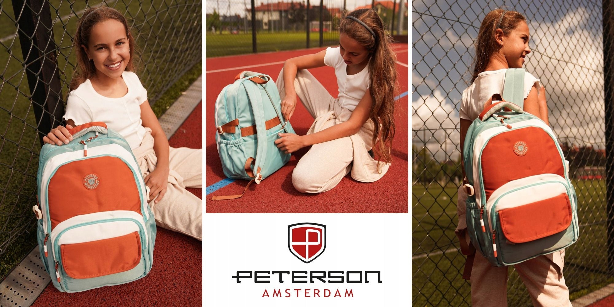 School backpack for girls youth satchel Peterson for school Packaging status original