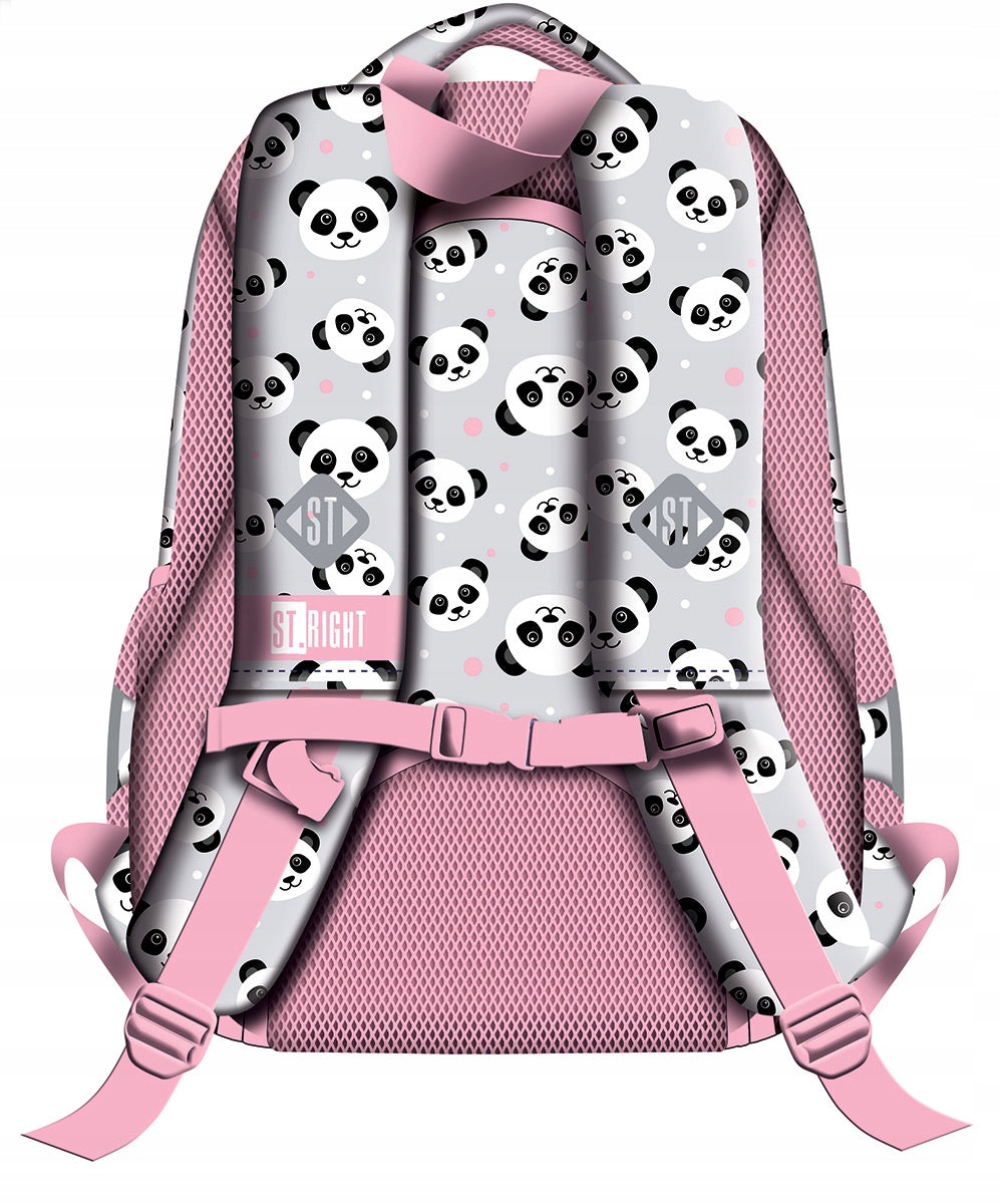 School backpack for grades 1-3 Grey Panda ST.RIGHT Manufacturer code BP26