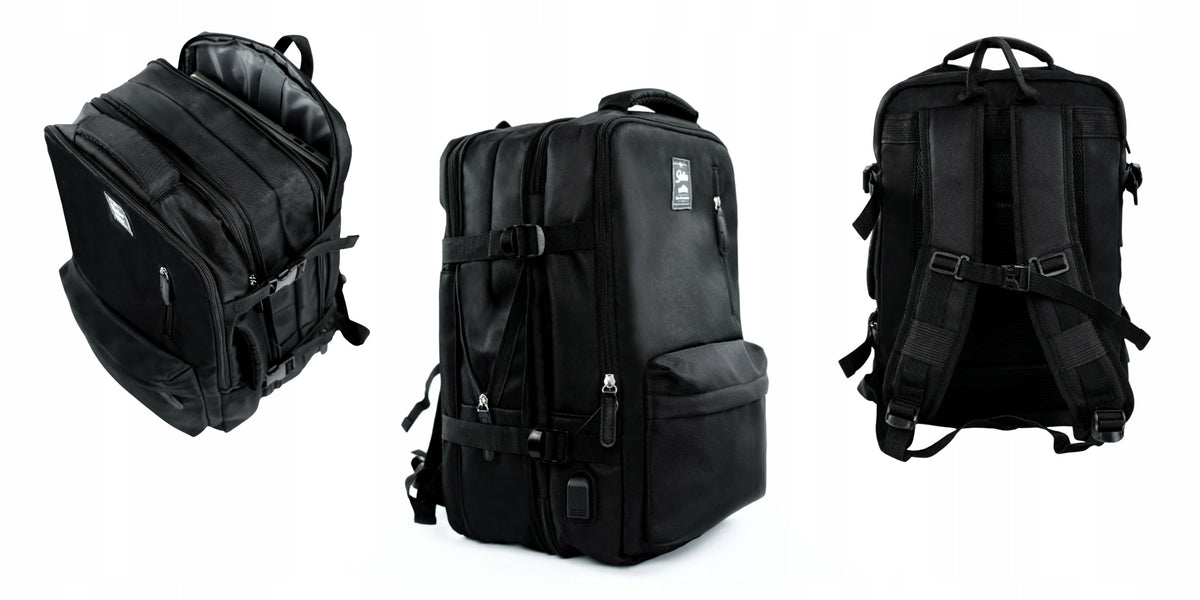 School backpack for laptop black city for work universal Packaging status original