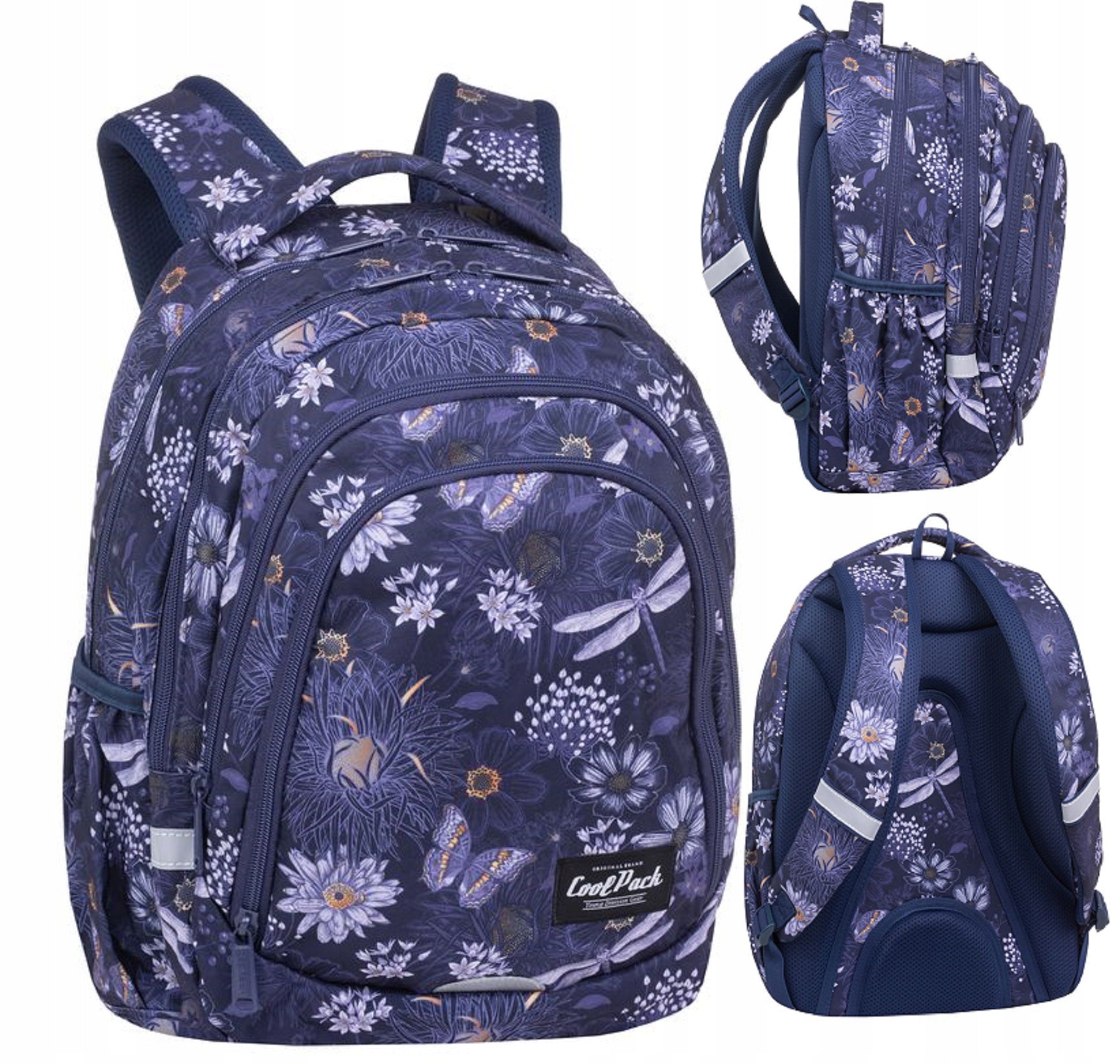 School backpack for school Coolpack A4 for girl + plan