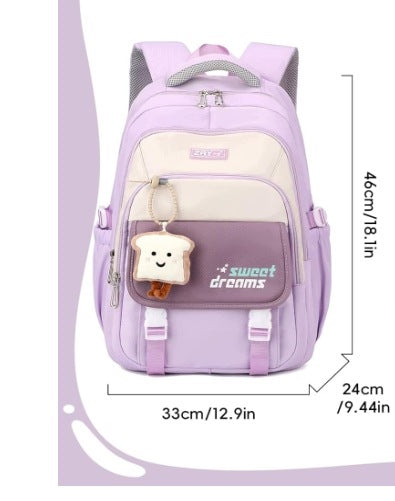 School backpack for teenagers 36 l satchel for girls with pocket Manufacturer code Plecak Szkolny dla Dziewczynki i Nastolatki