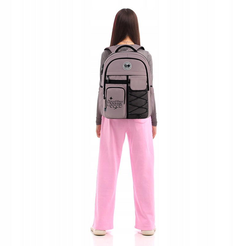 School backpack girls multi-chamber for laptop GoPack Packaging status original