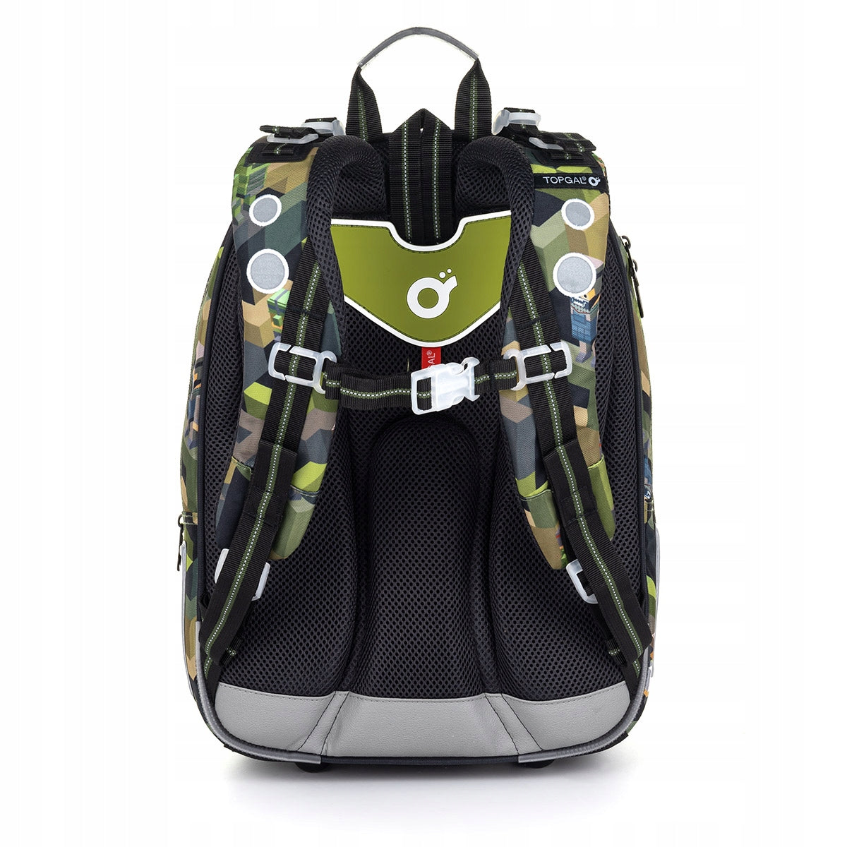 School backpack green PixelArt Topgal MIRA 20046 Brand Topgal