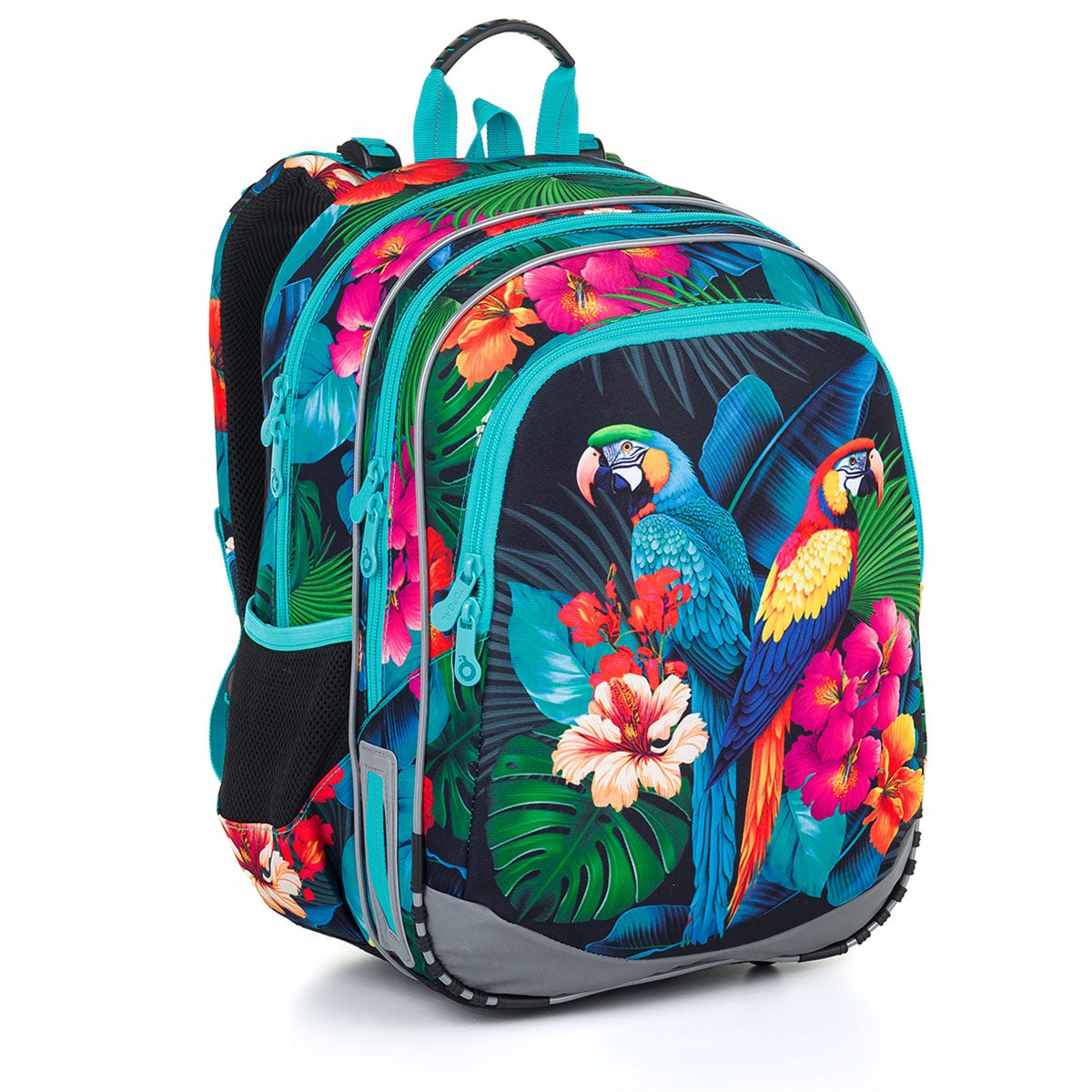 School backpack in Ara parrot Topgal ELLY 24004